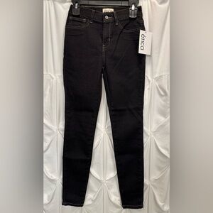 Etica Denim Skinny Black/Dark Wash Jeans NEW Size 1, XS, 24
